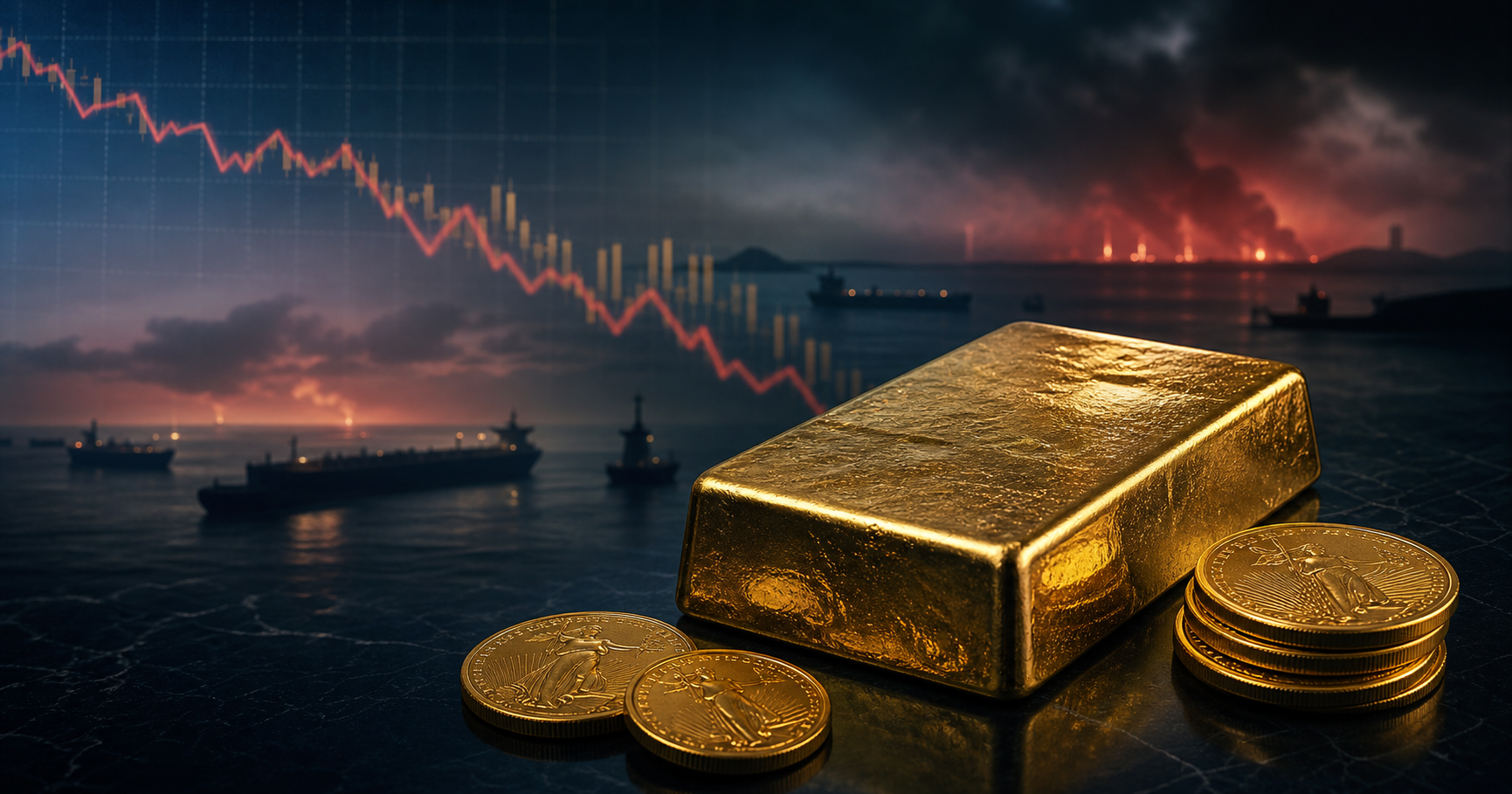 لماذا ينخفض الذهب رغم توترات الشرق الأوسط؟